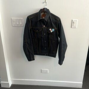 New, unworn selvege coat